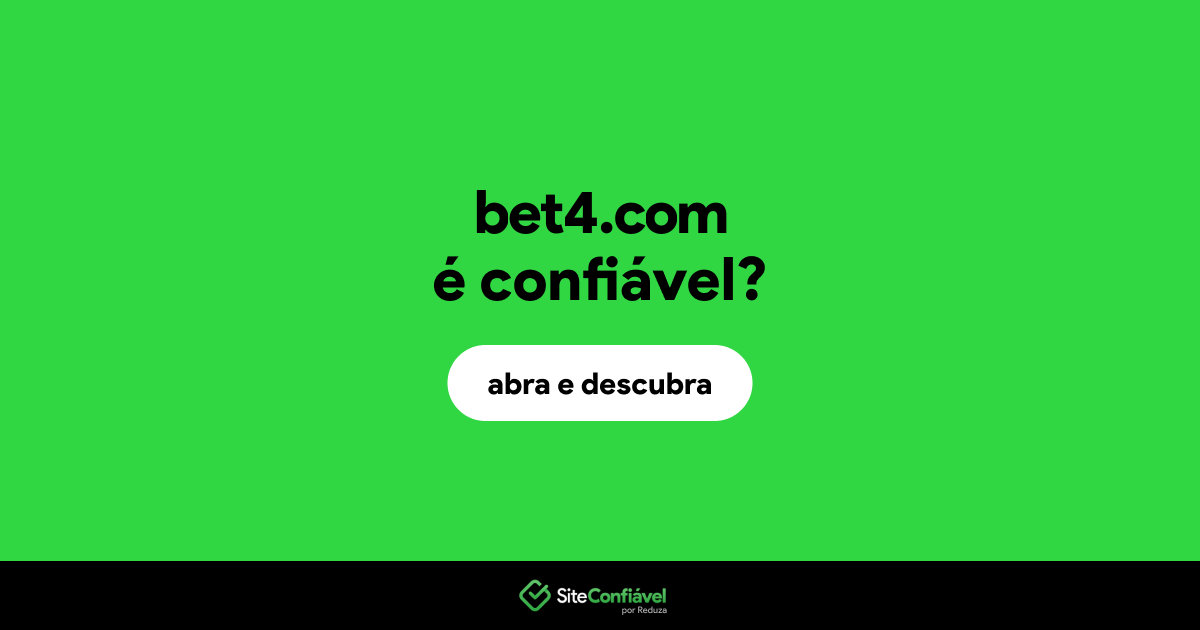Bet4 é Confiável