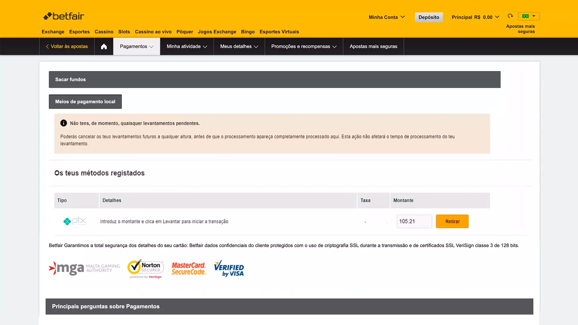 Betfair Código Promocional