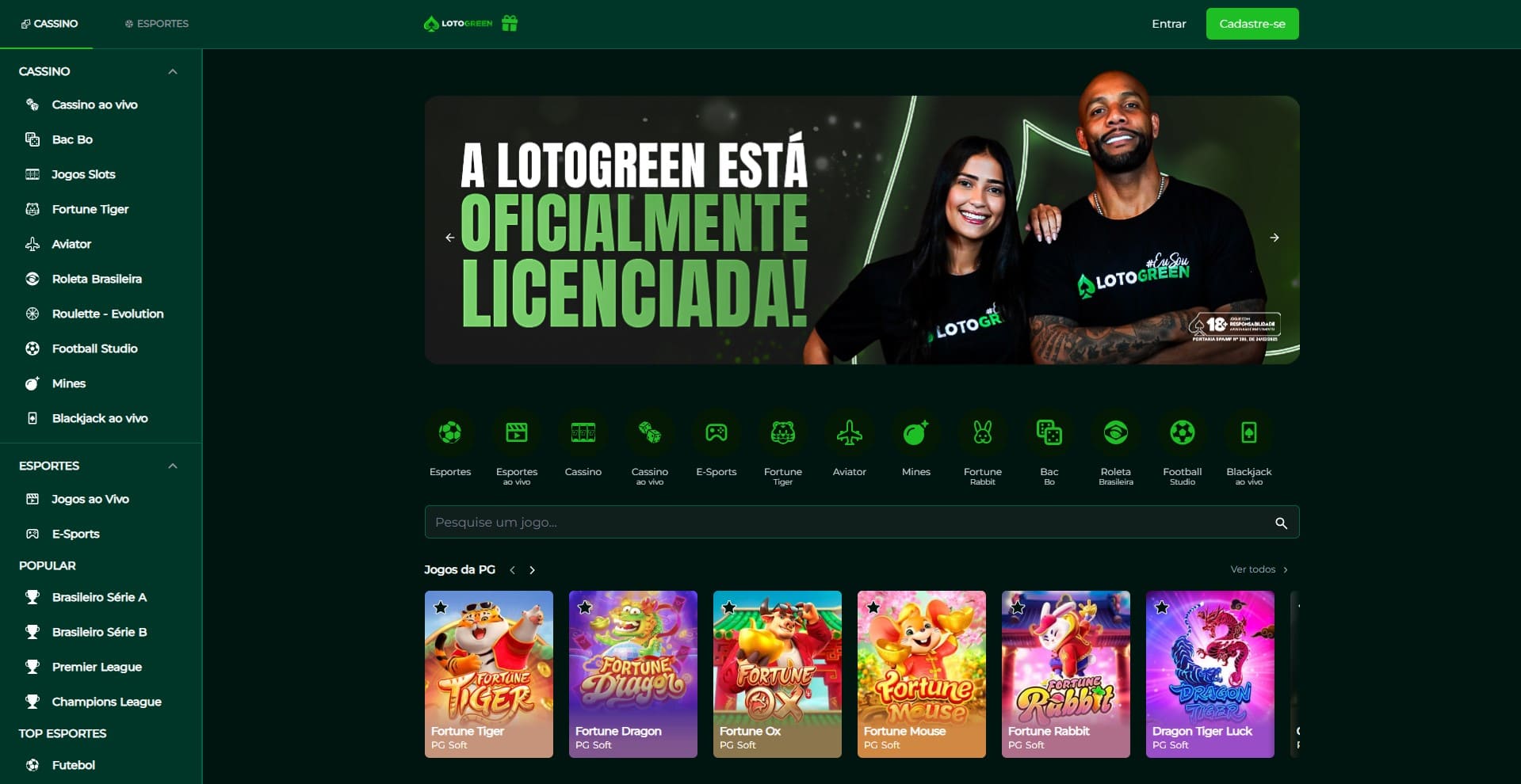 Lotogreen Login