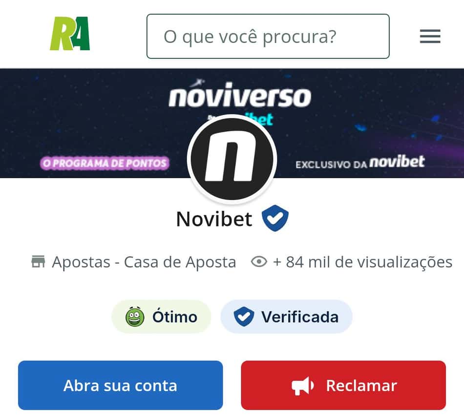 Novibet Reclame Aqui