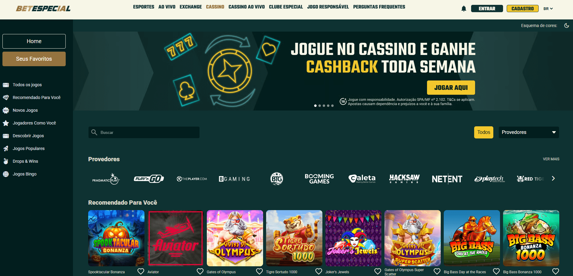 BetEspecial Login